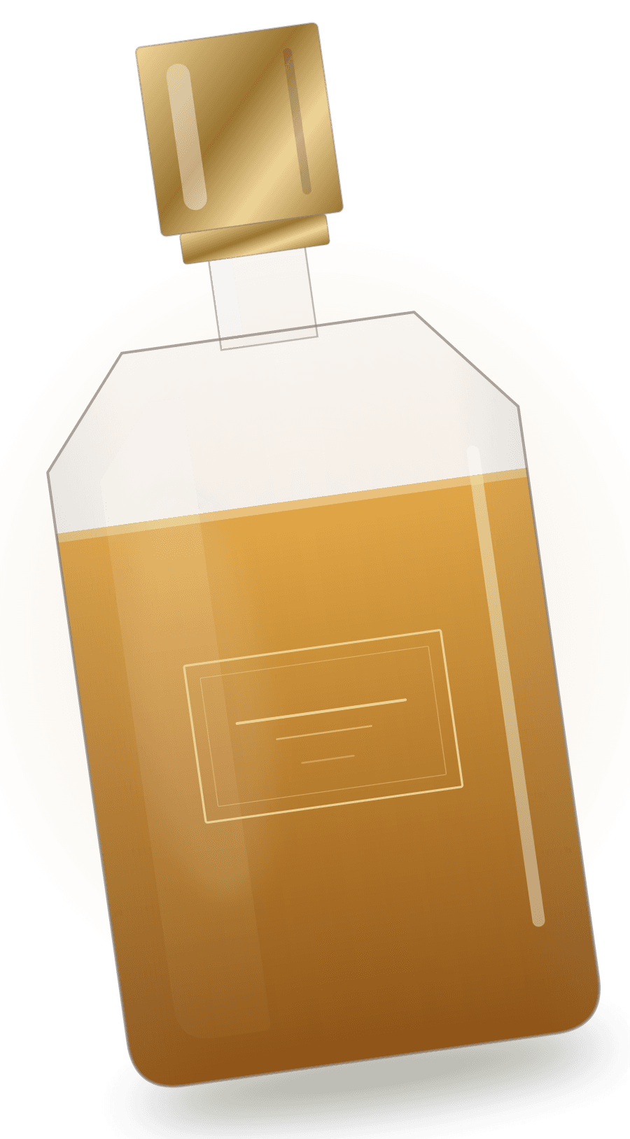 Kavé Ambré Lumière bottle, angled view